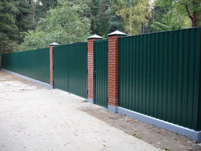 Замена забора вокруг участка